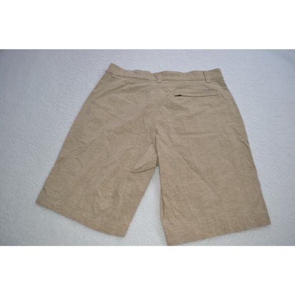 Eddie Bauer Golf Shorts Camping Hiking Mens Size 30 Wicking Performance Tan - Picture 5 of 8